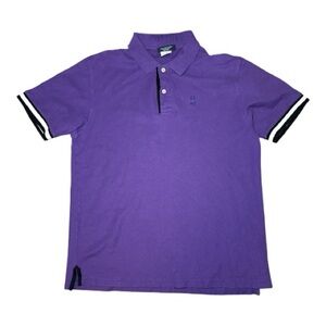 Psycho Bunny Men's Purple Polo Shirt Size 8 (XXL) Pima Cotton